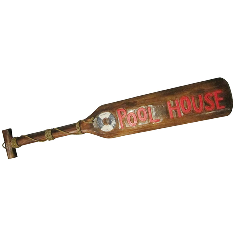 Décoration murale en bois "Pool House" par RAM Room