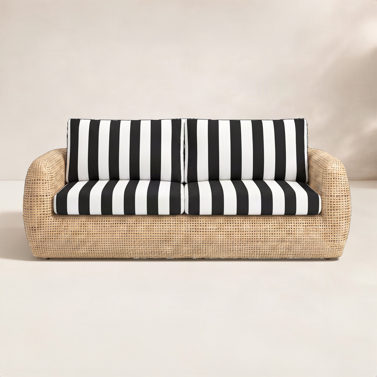 Sydney 89" Sunbrella® Patio Sofa, Canvas Cabana