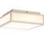 Plafonnier encastré à DEL en nickel brossé de 10 po, écoénergétique et efficace, 1120 lumens 24 W, 3 options de température de couleur 3000 K / 4000 K / 5000 K, à intensité variable, diffuseur en verre blanc gravé, prêt pour l'intérieur