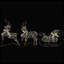 vidaXL LED Reindeers with 60 LEDs PET-1299593786