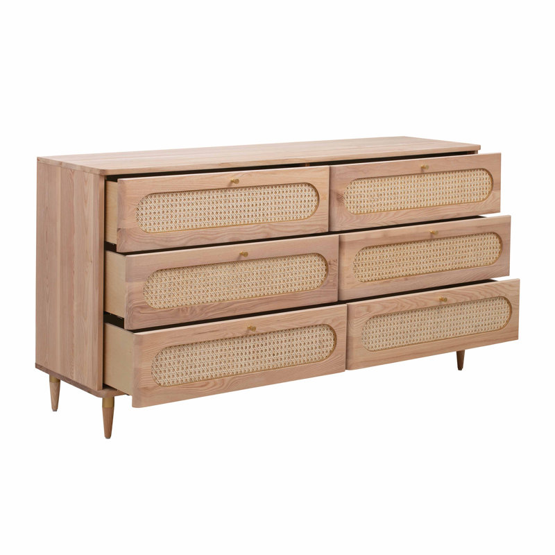 160cm W 6 - Drawer Chest of Drawers