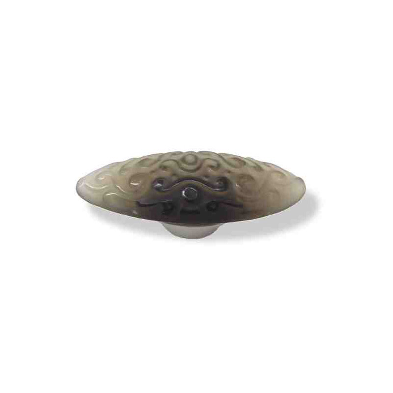 3-3/4" Betsy Fields Scroll Pull, Smoke