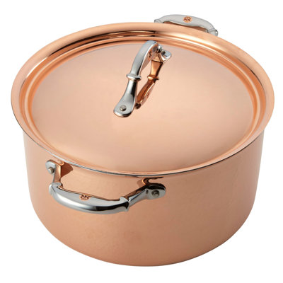 Ruffoni Symphonia 8 qt. Cupra Covered Stock Pot with Lid