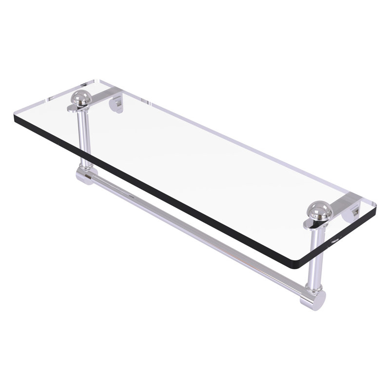 Tablette murale Gober, 16 po, Chrome poli