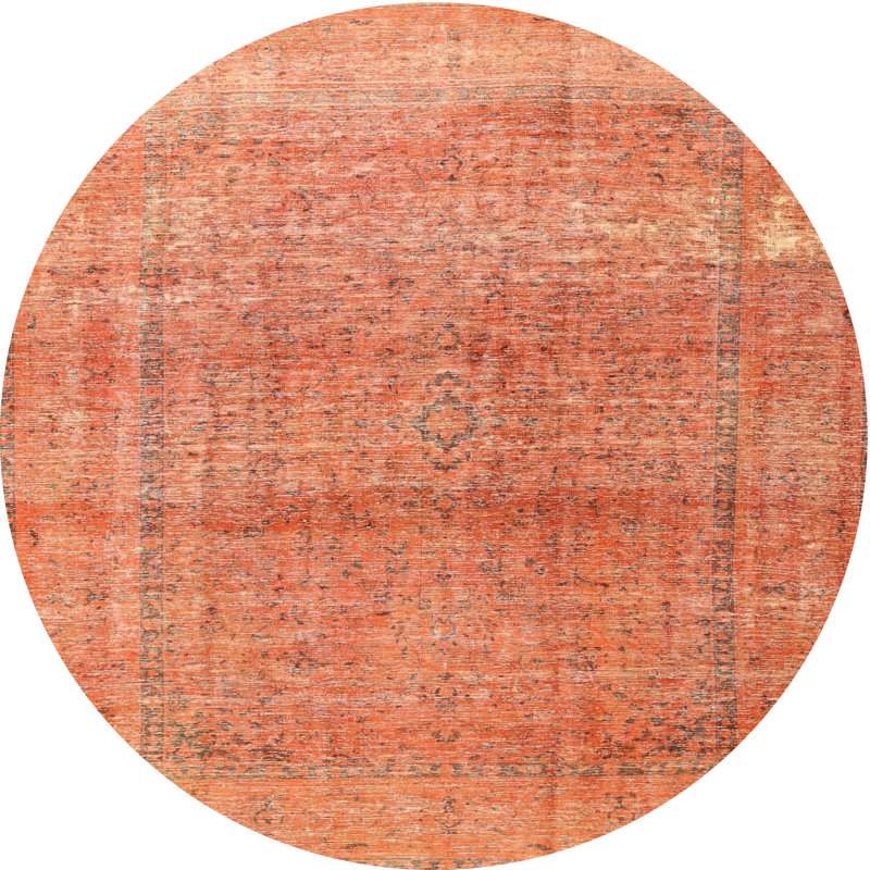 Akeda Oriental Indoor Rug, Round 3'