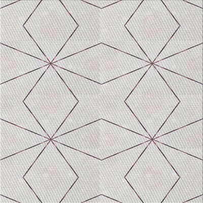 Tapis géométrique gris