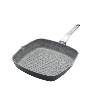 MasterClass Cast Aluminium Grill Pan, 28cm
