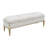 Scotts Square Accent Bench - Light Champagne