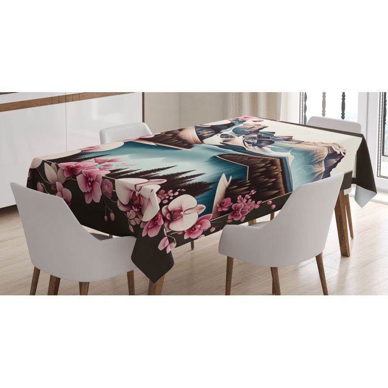 Dragoy Rectangle No Pattern Microfiber Tablecloth, 70" Rectangle