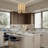 4-Light Wagon Wheel Chandelier with Glass Shades-1892324420