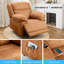 Fauteuil de massage inclinable électrique-508587198