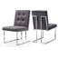 Chaise d'appoint en velours capitonné Chakevia-28747690-28747692