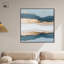 Art Remède abstrait avec toile dorée Blue Ridge III-111649676-111142653