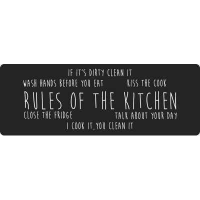 Flavin Synthetic Water Resistant Anti-Fatigue Non-Skid Kitchen Mat