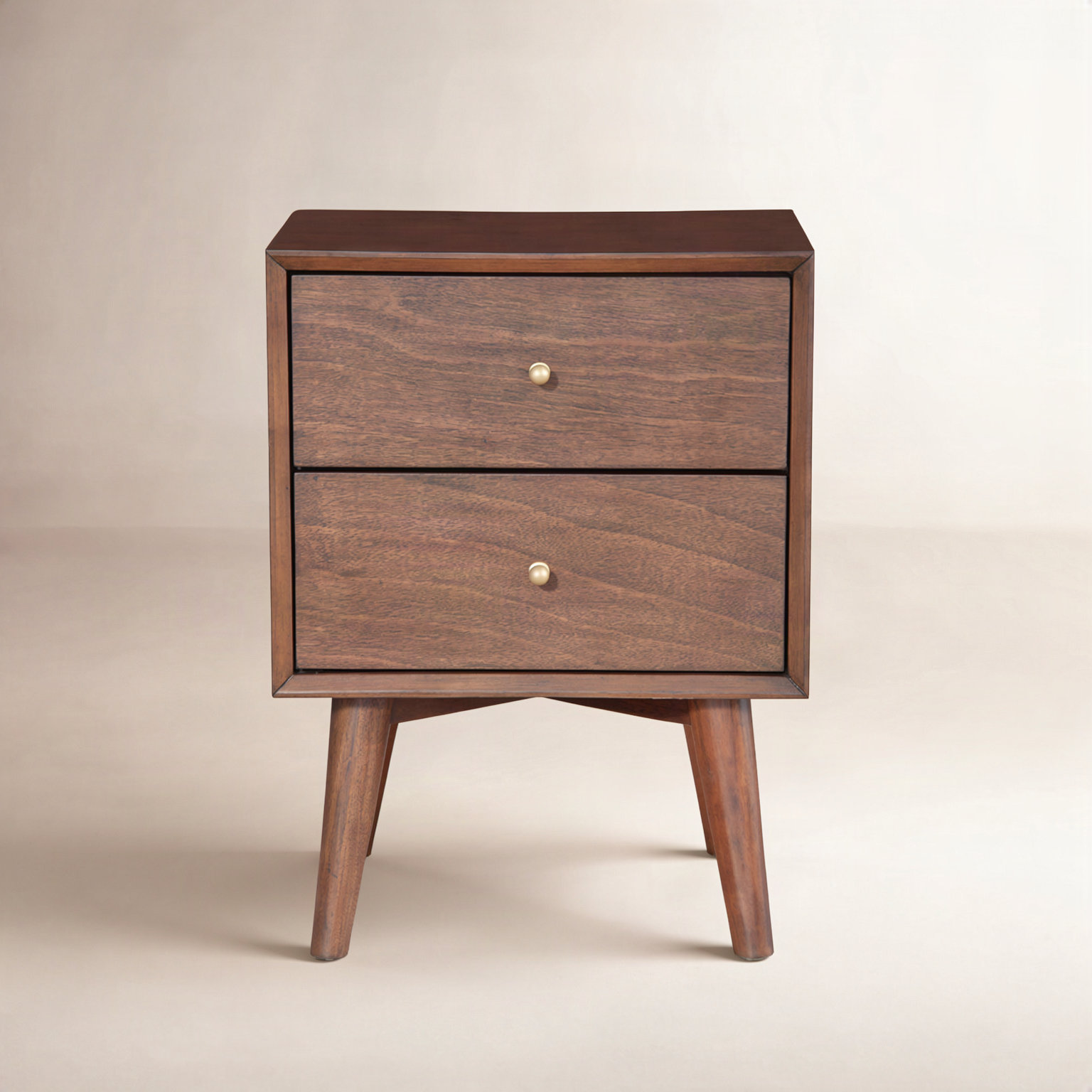 Williams Mahogany Nightstand, Walnut