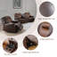 Canapé inclinable en similicuir 83,5 po Ardahan
