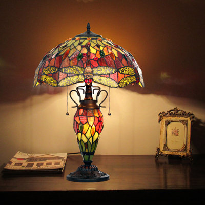 Lampe de table 3 lumières Lucetten EMPRESS Tiffany