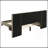 Light Brown Upholstered Queen Wall Panel Bed