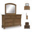 Commode et miroir Vandenmore