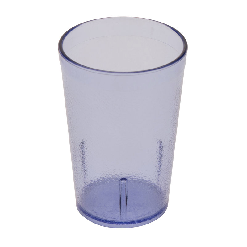 GET Gobelets de restaurant en plastique robustes, Verre à vin, Bleu