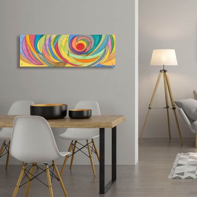 «Watercolor Arches I» par Nikki Galapon, art mural en verre acrylique