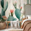 Papier peint auto-adhésif Cactus Saguaro Botany Rustic Farmhouse-611508669