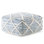 Pouf carré contemporain en laine et coton tissé à la main l 20 po Cowan