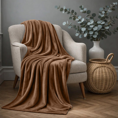 Luxury Double-Sided Mink Flannel Fleece Throw Blanket