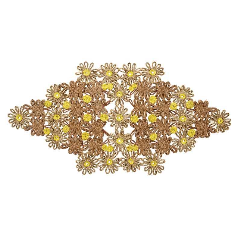 Daisy Runner, Natural/Yellow