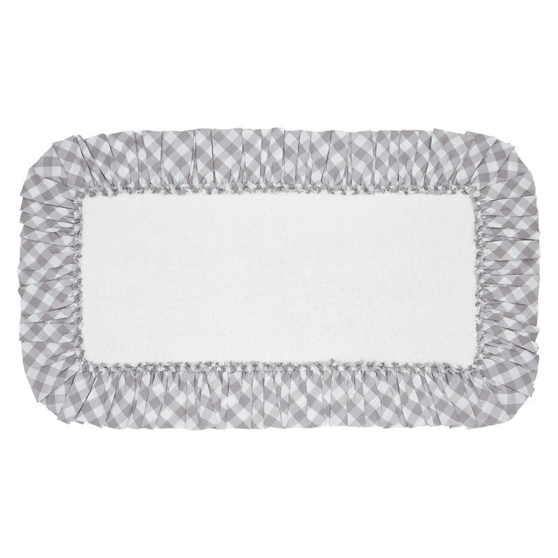 Tapis de bain Annie, L 27 po x L 48 po, Gris cendré