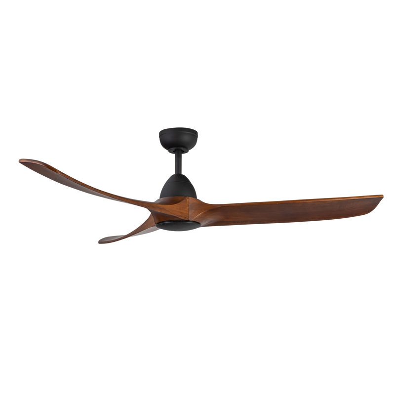 Baylor Smart Downrod Ceiling Fan, Dark Walnut