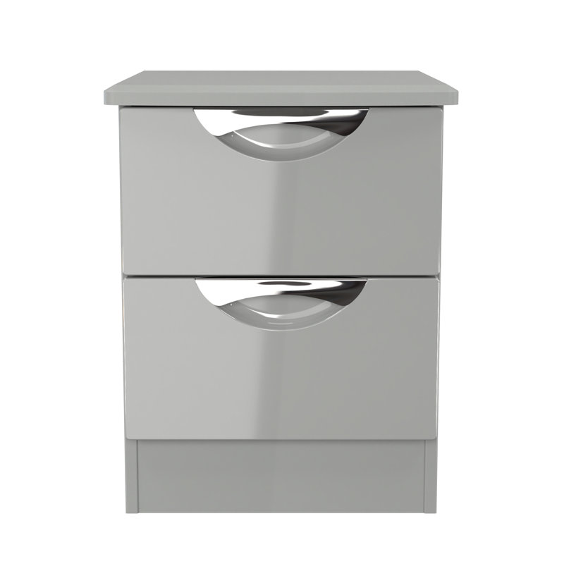 Rutilio 40cm W Manufactured Wood Bedside Table
