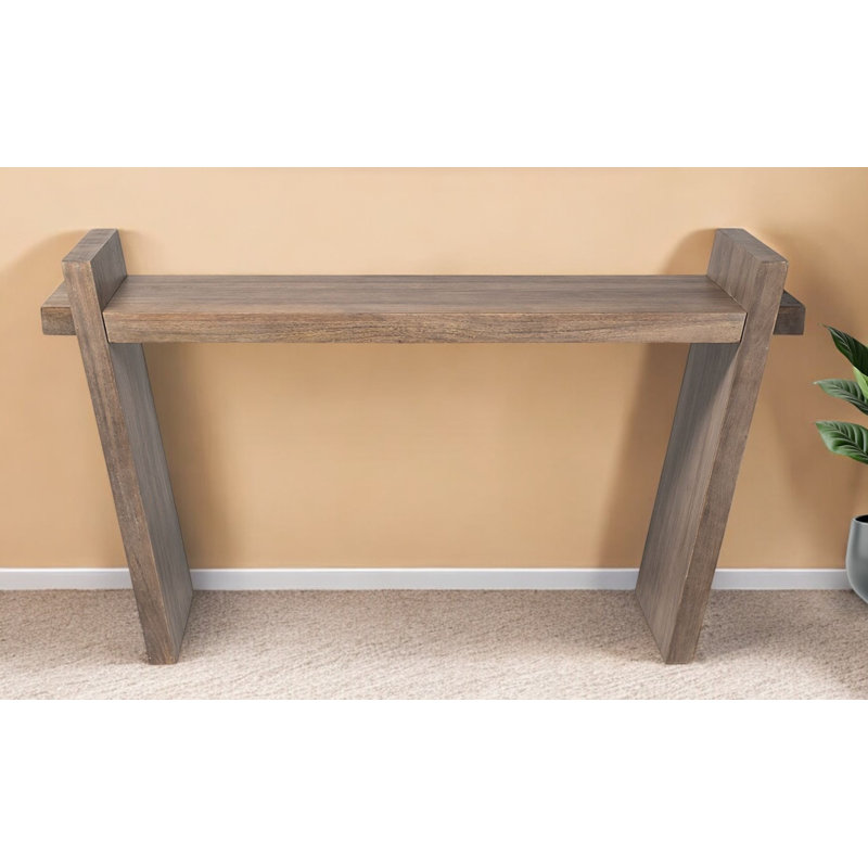 Console en bois massif 60 po Nelia