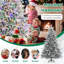 Sapin de Noël givré pré-éclairé-701535906