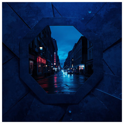 Édredon City Street At Night