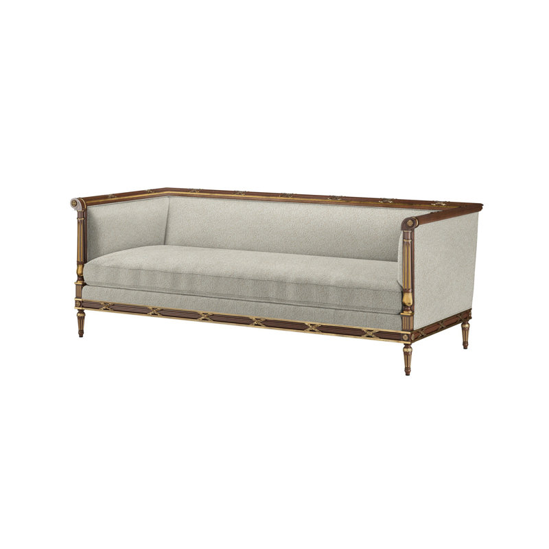 Regent's Visit Sofa, Smoke Polyester