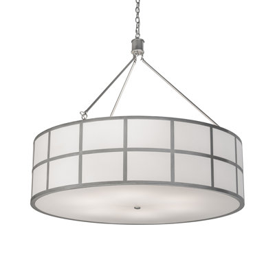 Luminaire suspendu de 48 po de largeur Barnabas Cilindro