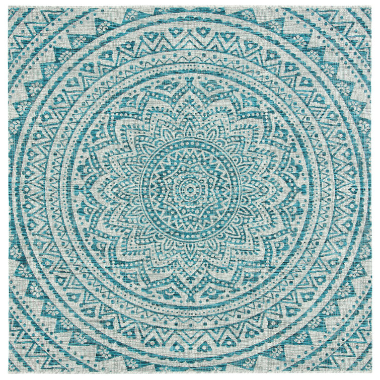 Amedee Performance Floral Indoor/Outdoor Area Rug