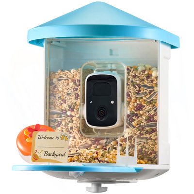 Smart Bird Feeder With Camera 2K HD AI Identify Bird Species Auto Capture