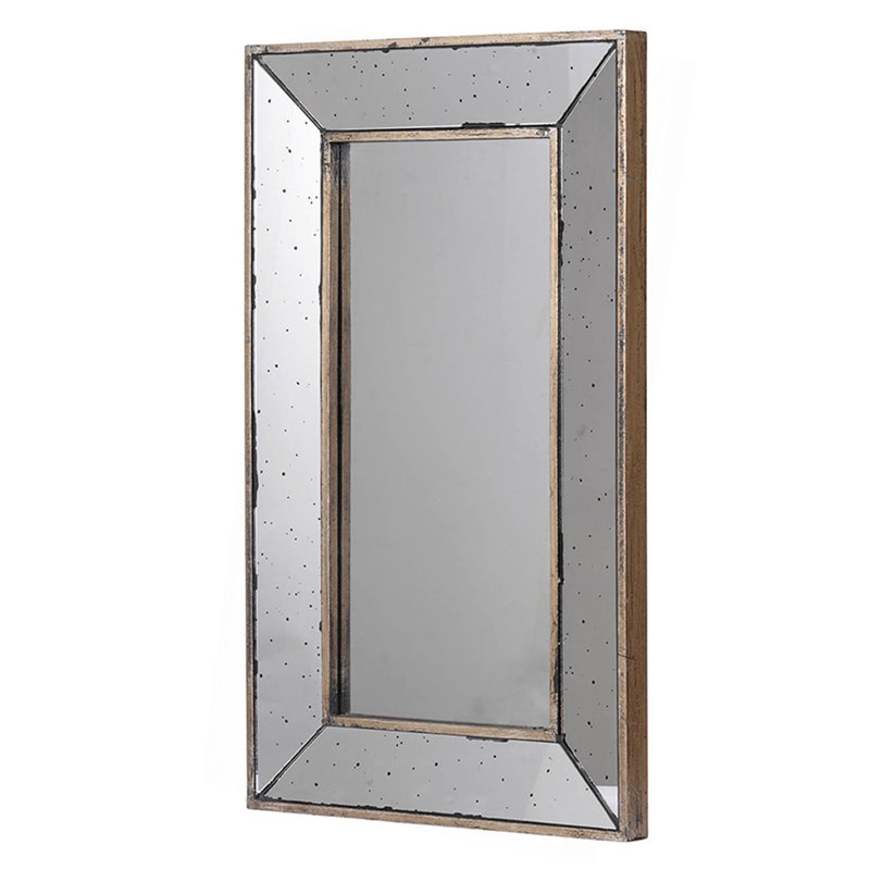 Miroir mural rectangulaire 16,5 x 24 po ou plateau décoratif traditionnel (1 pièce)