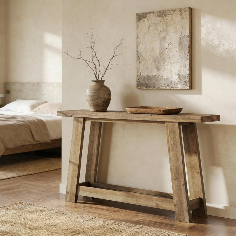 Narrow Sofa Table,Twotier Console Table,Wooden Entryway Table
