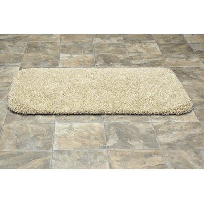 Treye Nylon Bath Rug with Non-Slip Backing
