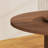 55" Round Dining Table (Walnut) Seats 6 - Wooden Dining Table With Double Storage Shelves, Rotating Tray, And Wavy Sliding Door - Suitable For Dining/Living Rooms-2089943571