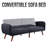 Argene 76" Upholstered Tight Back Convertible Sofa-55337067