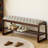 Picture Color Upholstered Shoe Storage Bench