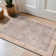 Tapis médaillon bleu délavé Elise