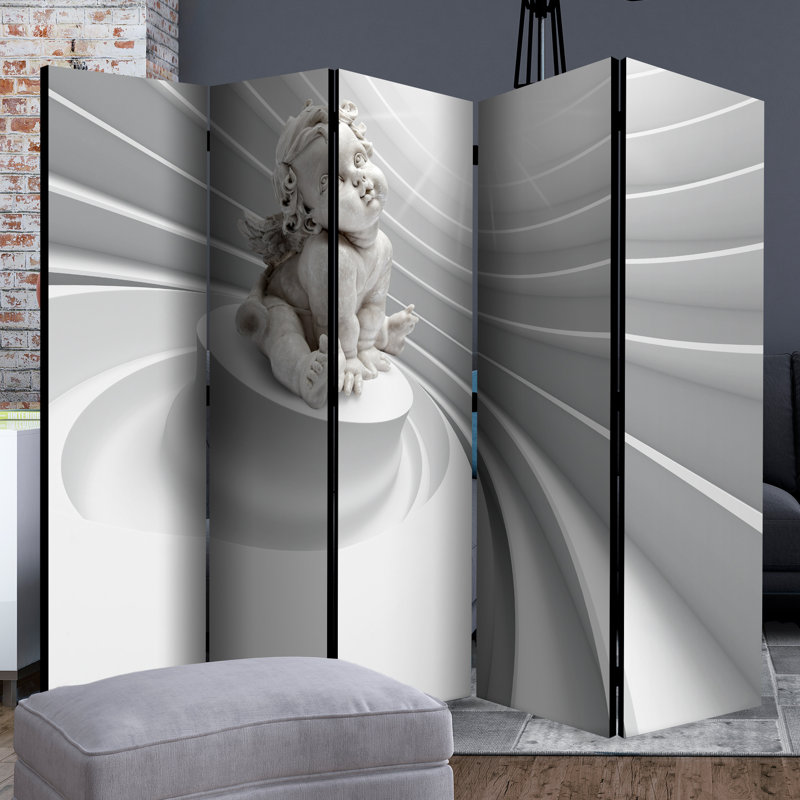 Mekhag 172cm H Solid Wood Folding Room Divider, 5