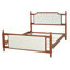 Lit plateforme en tissu d'ameublement en velours Callista-126016349-126016350