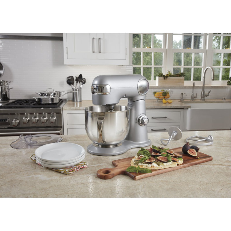 Cuisinart 12 Speed 5.5 Qt. Stand Mixer, Silver Lining