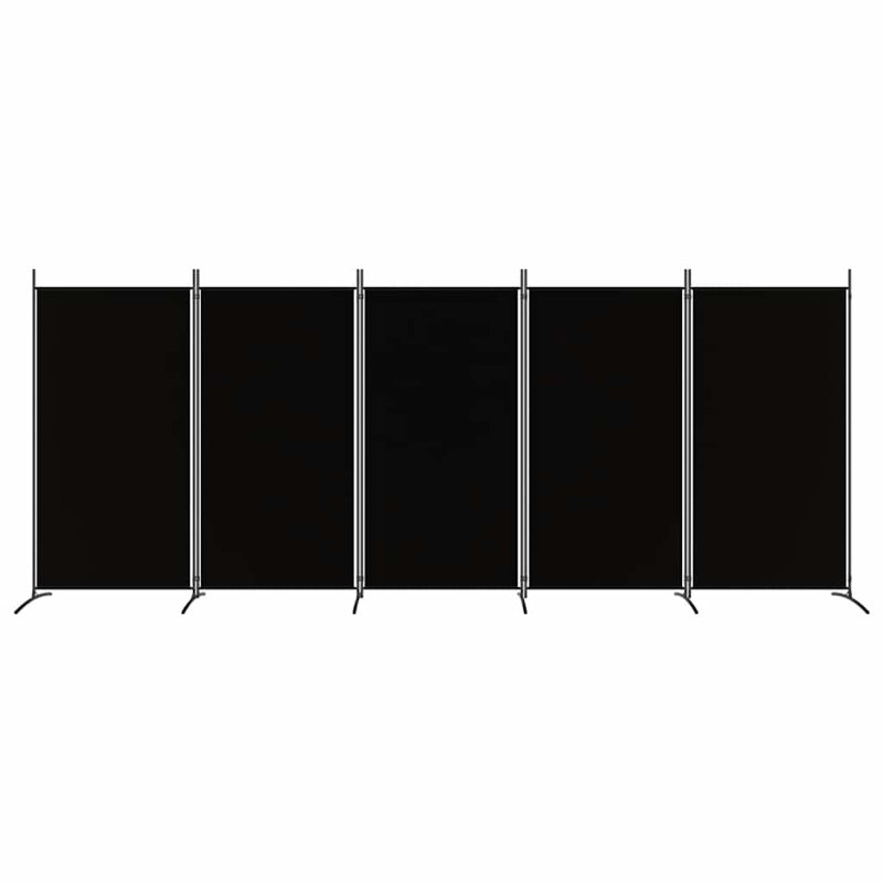 Cloison pliante Alaw H 70,9 po, Noir, 5